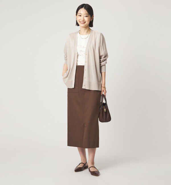 UNITED ARROWS green label relaxing「［size SHORTあり］Daily Chic カラミ タイト スカート マシンウォッシャブル」|タイト|