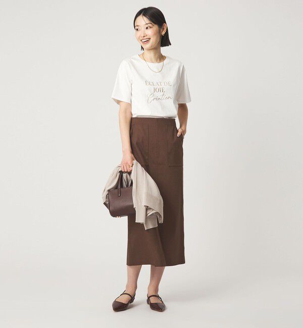 UNITED ARROWS green label relaxing「［size SHORTあり］Daily Chic カラミ タイト スカート マシンウォッシャブル」|タイト|