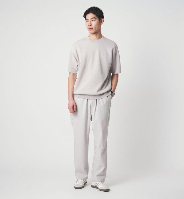 UNITED ARROWS green label relaxing「BREEZY ペーパー 半袖 クルーネック ニット Tシャツ -ハンドウォッシャブル・抗菌・通気性-」|Tシャツ・カットソー|