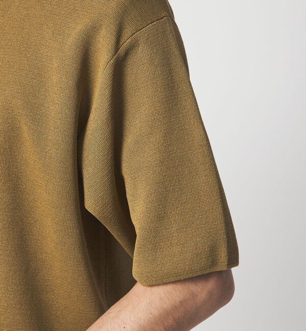 UNITED ARROWS green label relaxing「BREEZY ペーパー 半袖 クルーネック ニット Tシャツ -ハンドウォッシャブル・抗菌・通気性-」|Tシャツ・カットソー|