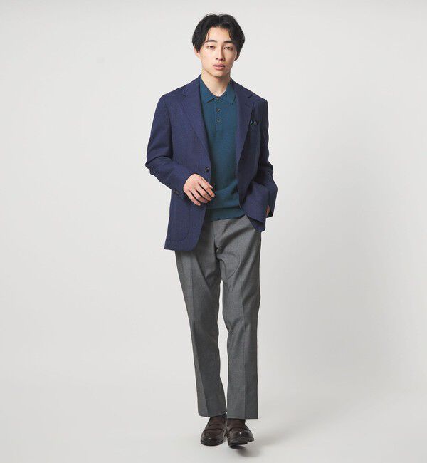 UNITED ARROWS green label relaxing「タック ピケ ニット ポロシャツ -ウォッシャブル-」|ポロシャツ|