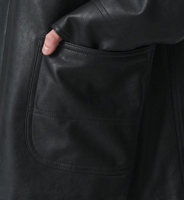 MONKEY TIME「レザーライク カバーオール」|その他|