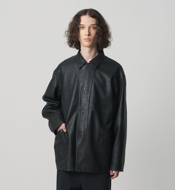 MONKEY TIME「レザーライク カバーオール」|その他|