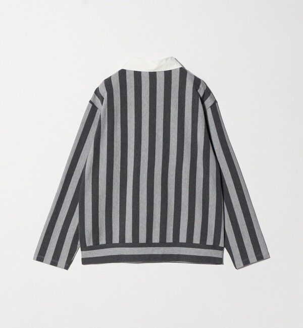 ATTISESSION「＜ATTISESSION＞コットン ストライプ ラガー シャツ」|ポロシャツ|