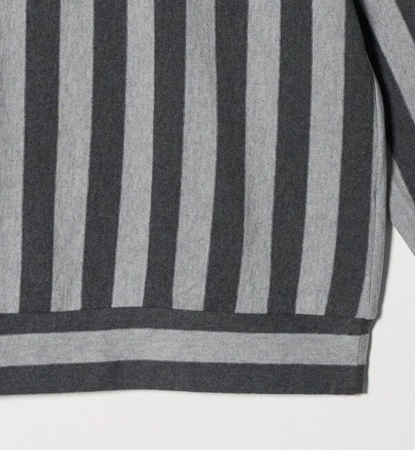 ATTISESSION「＜ATTISESSION＞コットン ストライプ ラガー シャツ」|ポロシャツ|