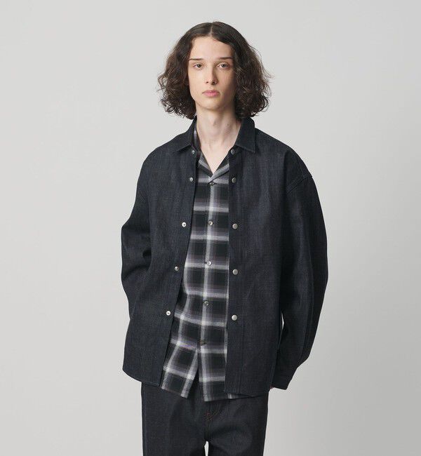 MONKEY TIME「リジッド デニム CPO シャツ」|シャツ・ブラウス|