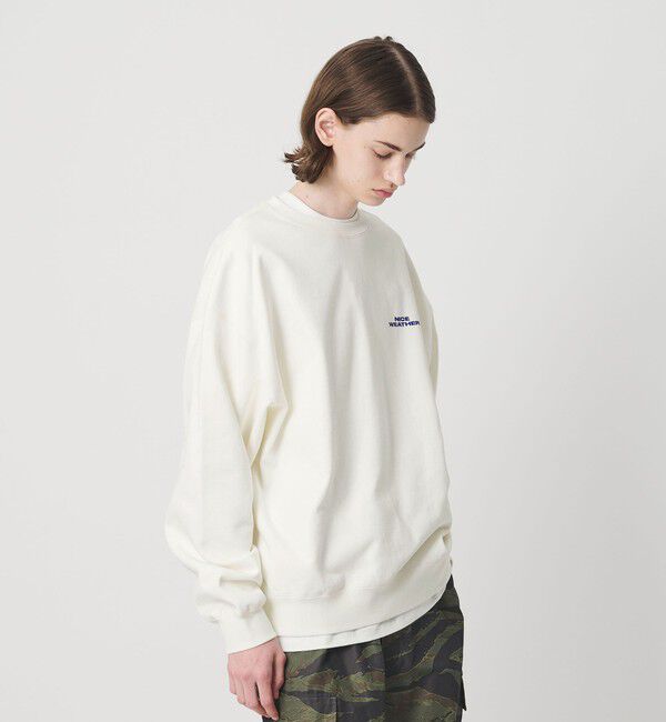 NICE WEATHER「＜NICE WEATHER＞ロゴ クルーネック スウェットプルオーバー」|Tシャツ・カットソー|