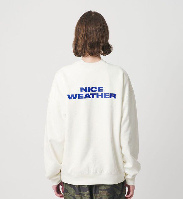 NICE WEATHER「＜NICE WEATHER＞ロゴ クルーネック スウェットプルオーバー」|Tシャツ・カットソー|