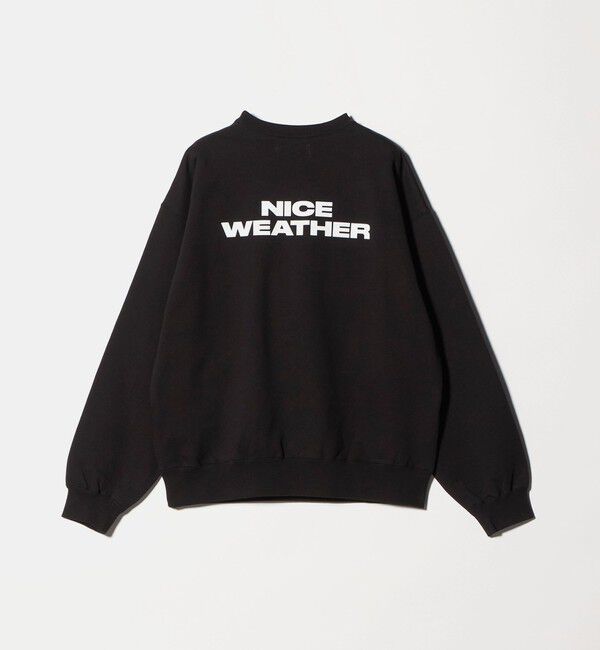 NICE WEATHER「＜NICE WEATHER＞ロゴ クルーネック スウェットプルオーバー」|Tシャツ・カットソー|