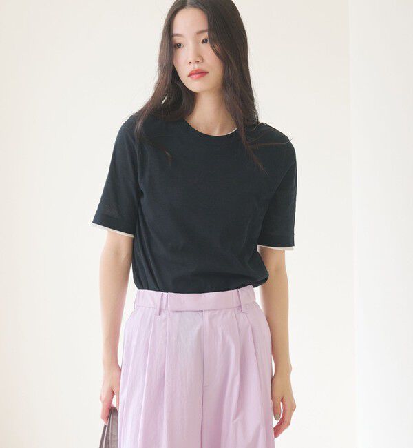 BEAUTY&YOUTH UNITED ARROWS「コットン ソフト シアー フライスTシャツ」|Tシャツ・カットソー|