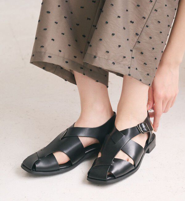 BEAUTY&YOUTH UNITED ARROWS「ヘンケイライン グルカサンダル」|サンダル|BLACK