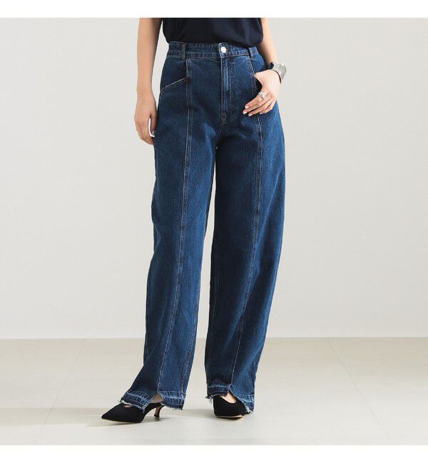 Demi-Luxe BEAMS 「	BAUM UND PFERDGARTEN / NANYA パネル デニムパンツ」|デニム|DARK_BLUE