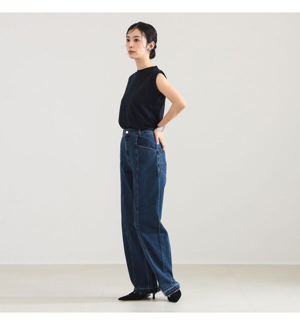 Demi-Luxe BEAMS 「	BAUM UND PFERDGARTEN / NANYA パネル デニムパンツ」|デニム|