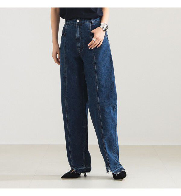 Demi-Luxe BEAMS 「	BAUM UND PFERDGARTEN / NANYA パネル デニムパンツ」|デニム|