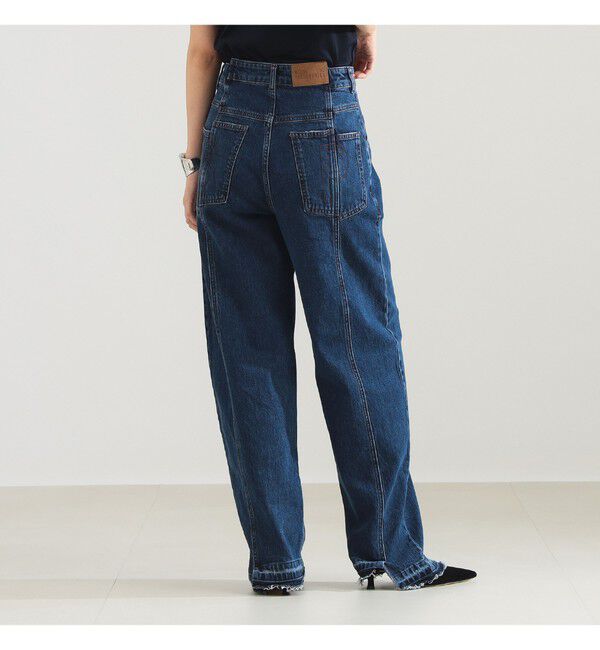 Demi-Luxe BEAMS 「	BAUM UND PFERDGARTEN / NANYA パネル デニムパンツ」|デニム|