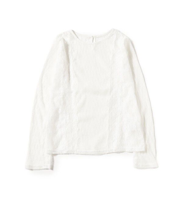 Ray BEAMS 「レース テープ キリカエ Tシャツ」|Tシャツ・カットソー|