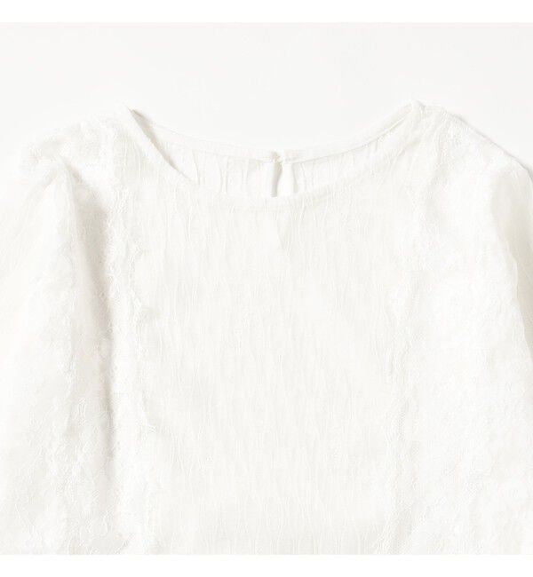 Ray BEAMS 「レース テープ キリカエ Tシャツ」|Tシャツ・カットソー|