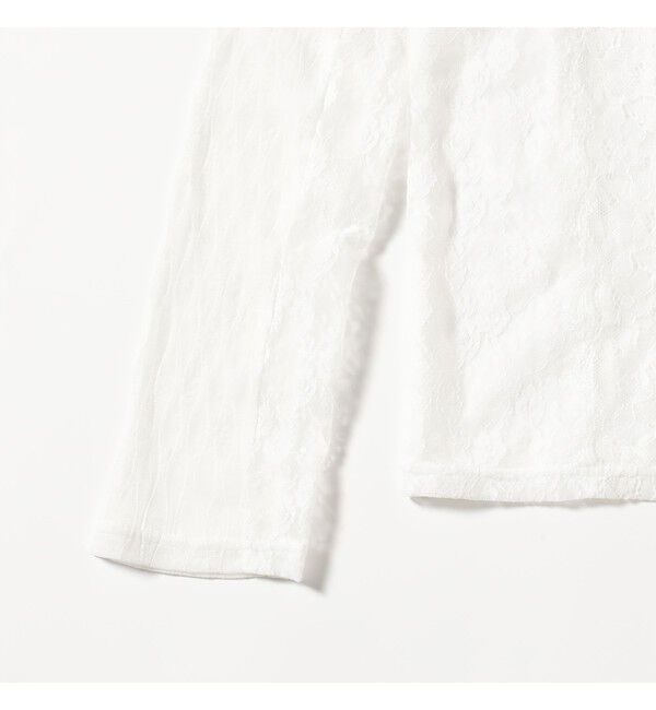 Ray BEAMS 「レース テープ キリカエ Tシャツ」|Tシャツ・カットソー|