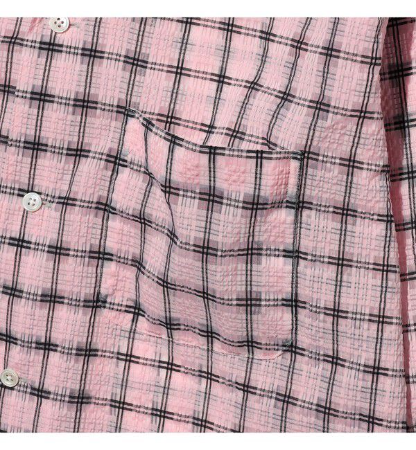 BEAMS PLUS「Open B.D. Nylon Airy Plaid」|シャツ・ブラウス|