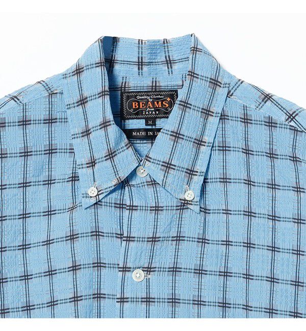 BEAMS PLUS「Open B.D. Nylon Airy Plaid」|シャツ・ブラウス|