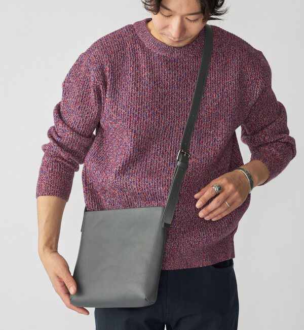 SHIPS「SHIPS: スマート レザー ショルダーバッグ」|ショルダー・メッセンジャー|