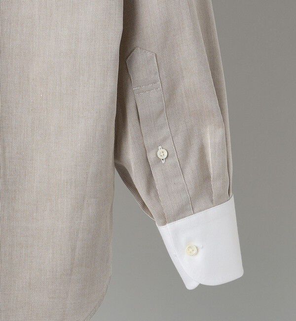 SHIPS「SHIPS: イージーアイロン ワイドカラー  クレリック シャツ」|シャツ・ブラウス|