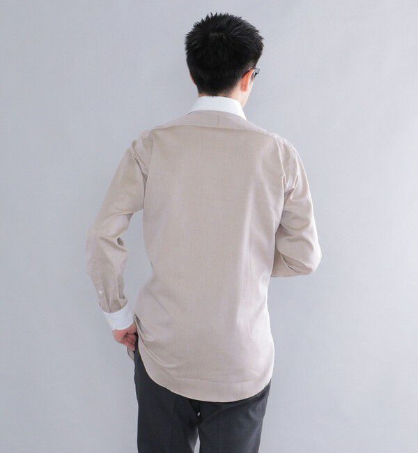 SHIPS「SHIPS: イージーアイロン ワイドカラー  クレリック シャツ」|シャツ・ブラウス|