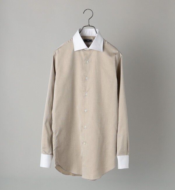 SHIPS「SHIPS: イージーアイロン ワイドカラー  クレリック シャツ」|シャツ・ブラウス|