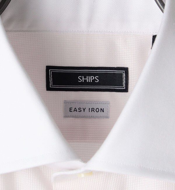 SHIPS「SHIPS: イージーアイロン ワイドカラー  クレリック シャツ」|シャツ・ブラウス|