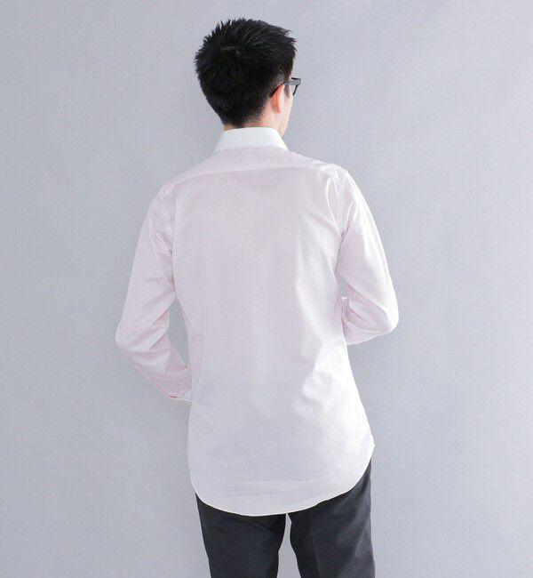 SHIPS「SHIPS: イージーアイロン ワイドカラー  クレリック シャツ」|シャツ・ブラウス|