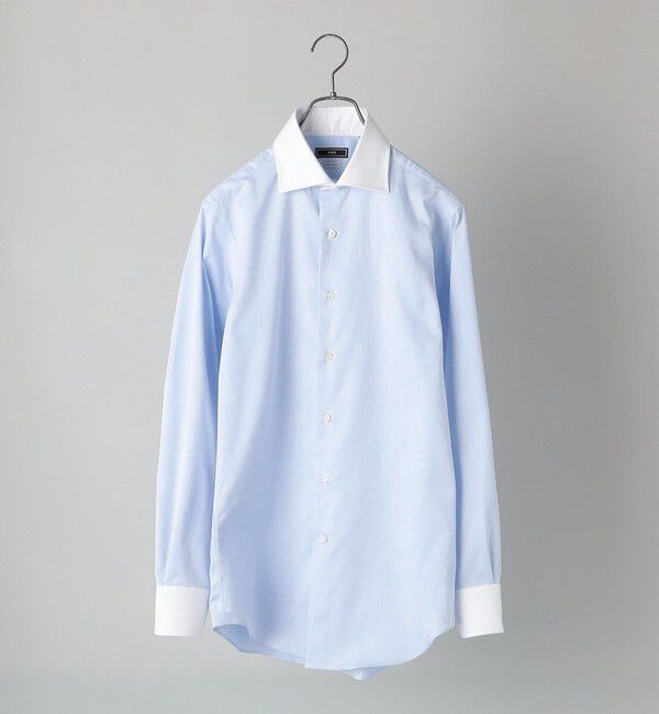 SHIPS「SHIPS: イージーアイロン ワイドカラー  クレリック シャツ」|シャツ・ブラウス|