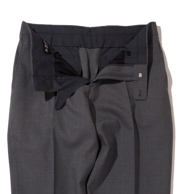 SHIPS「Southwick Gate Label: ノープリーツ ウール トラウザーズ」|スラックス|