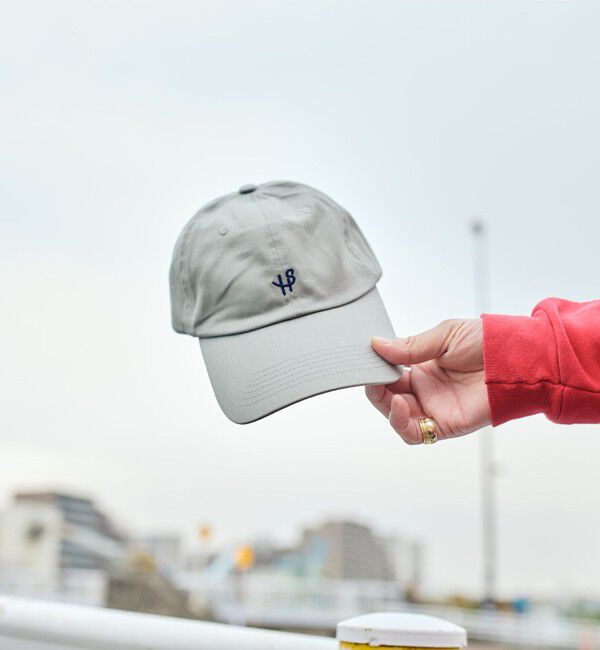 SHIPS「【WEB限定】SHIPS: ワンポイント ロゴ エンブロイダリー オーバーフィット キャップ」|キャップ・キャスケット|グレー