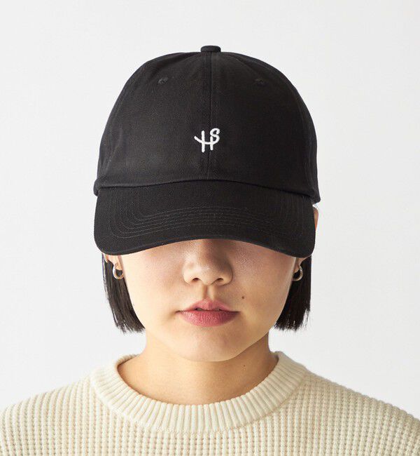 SHIPS「【WEB限定】SHIPS: ワンポイント ロゴ エンブロイダリー オーバーフィット キャップ」|キャップ・キャスケット|ブラック