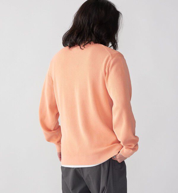 SHIPS「SHIPS: 14ゲージ 畦編み サンフェード コットン クルーネック ニット」|ニット・セーター|