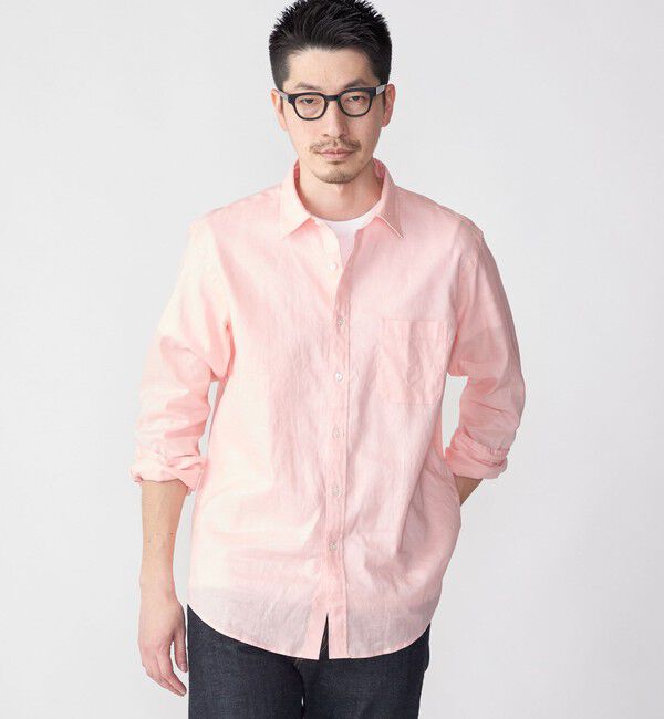 SHIPS「SHIPS: SOLOTEX(R) リネン レギュラーカラー シャツ」|シャツ・ブラウス|