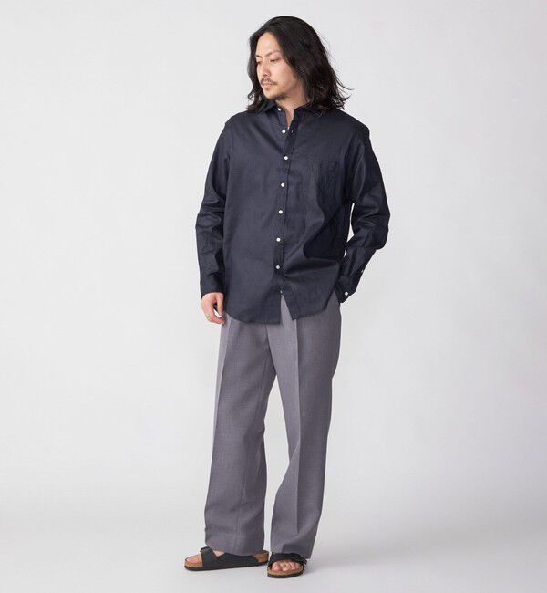 SHIPS「SHIPS: SOLOTEX(R) リネン レギュラーカラー シャツ」|シャツ・ブラウス|