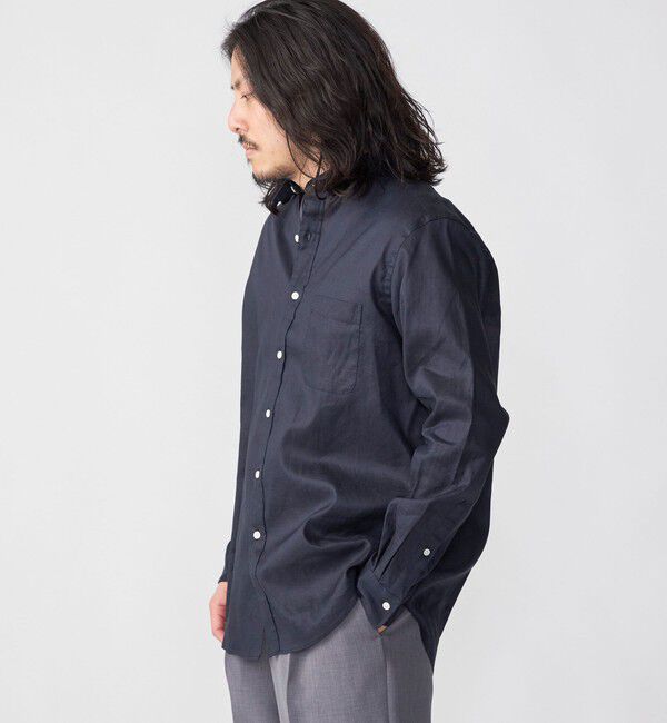 SHIPS「SHIPS: SOLOTEX(R) リネン レギュラーカラー シャツ」|シャツ・ブラウス|