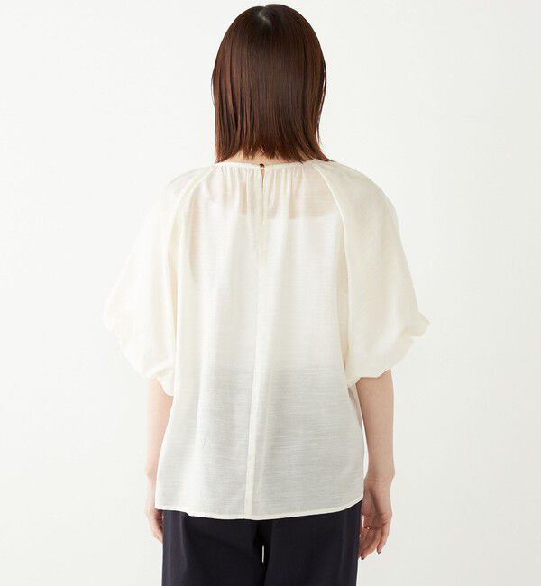 SHIPS Colors 「SHIPS Colors:〈手洗い可能〉スラブ ボリュームスリーブ ブラウス◇」|シャツ・ブラウス|