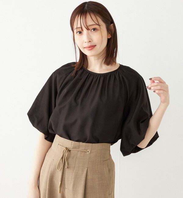 SHIPS Colors 「SHIPS Colors:〈手洗い可能〉スラブ ボリュームスリーブ ブラウス◇」|シャツ・ブラウス|