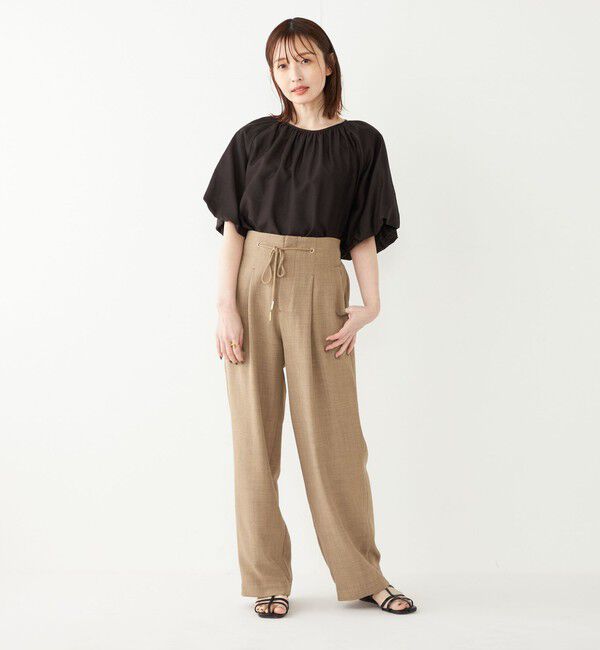 SHIPS Colors 「SHIPS Colors:〈手洗い可能〉スラブ ボリュームスリーブ ブラウス◇」|シャツ・ブラウス|