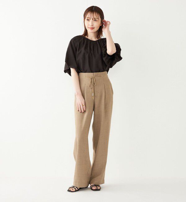 SHIPS Colors 「SHIPS Colors:〈手洗い可能〉スラブ ボリュームスリーブ ブラウス◇」|シャツ・ブラウス|