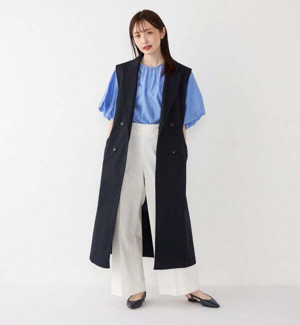 SHIPS Colors 「SHIPS Colors:〈手洗い可能〉スラブ ボリュームスリーブ ブラウス◇」|シャツ・ブラウス|