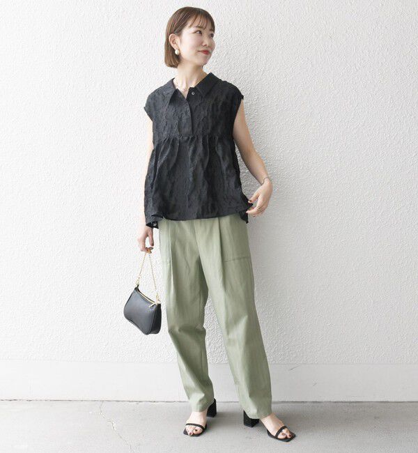 SHIPS any「SHIPS any:〈洗濯機可能〉コクーン ワーク カーゴ パンツ」|カーゴ|