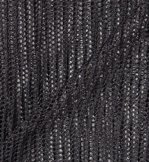 SHIPS Colors 「SHIPS Colors:〈手洗い可能〉ラメ メッシュ ジップ カーディガン」|カーディガン|