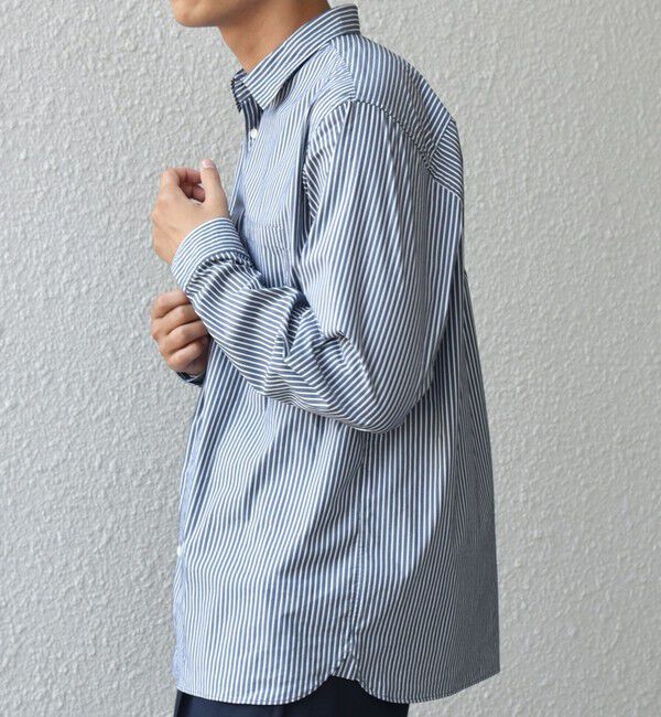 SHIPS any「SHIPS any: ストライプ / ソリッド リラックス レギュラーカラー シャツ 26SS◇」|シャツ・ブラウス|