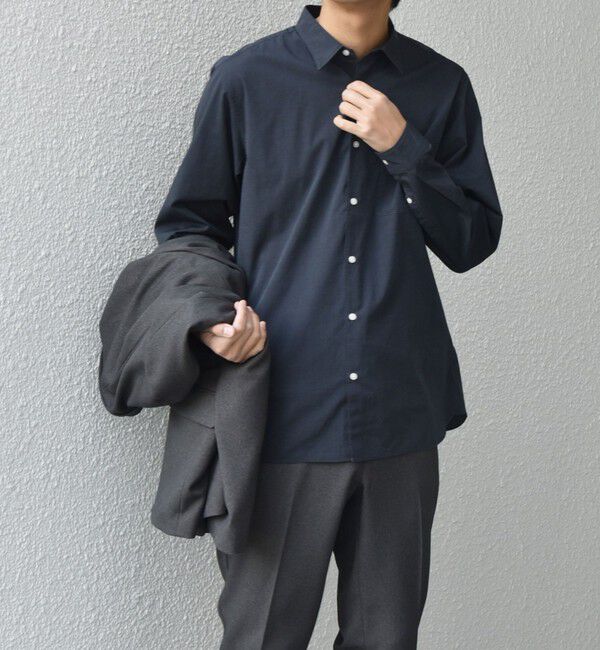 SHIPS any「SHIPS any: ストライプ / ソリッド リラックス レギュラーカラー シャツ 26SS◇」|シャツ・ブラウス|