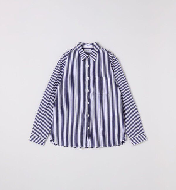 SHIPS any「SHIPS any: ストライプ / ソリッド リラックス レギュラーカラー シャツ 26SS◇」|シャツ・ブラウス|