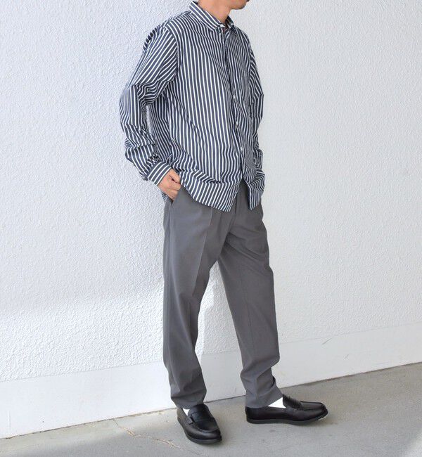 SHIPS any「SHIPS any: ストライプ / ソリッド リラックス レギュラーカラー シャツ 26SS◇」|シャツ・ブラウス|