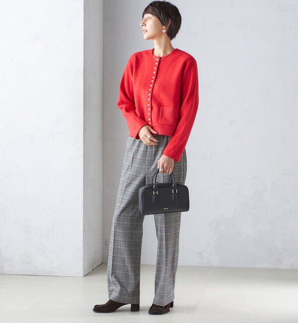 SHIPS for women「〈手洗い可能〉パール モチーフ ボタン ジャッカル カーディガン」|カーディガン|